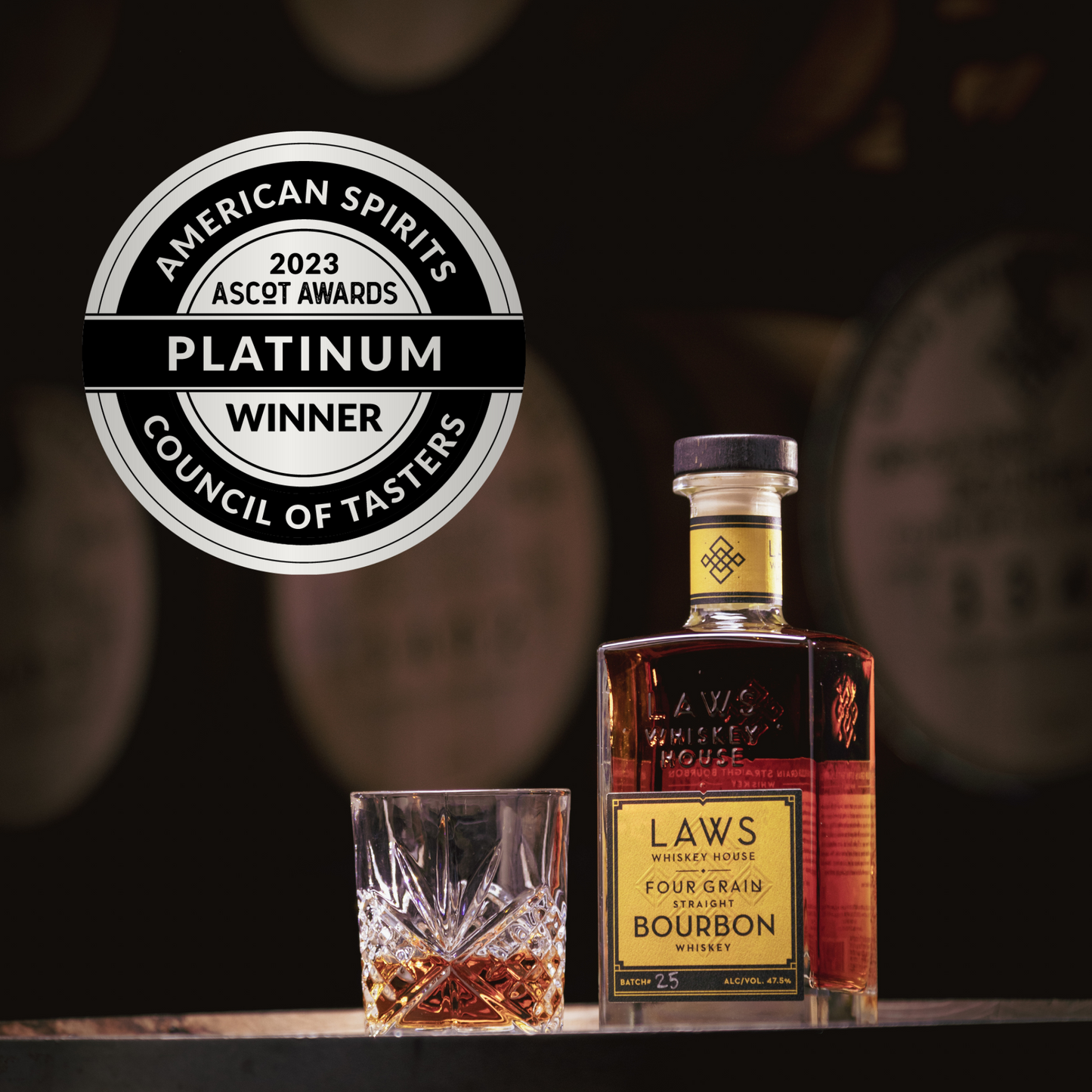 Four Grain Straight Bourbon - Cask Strength – Laws Whiskey House