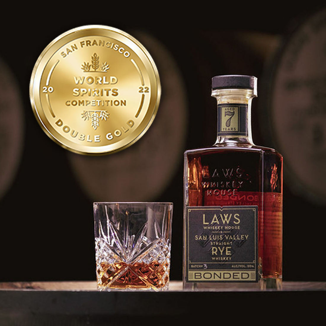 San Luis Valley Straight Rye Bottled In Bond Laws Whiskey House